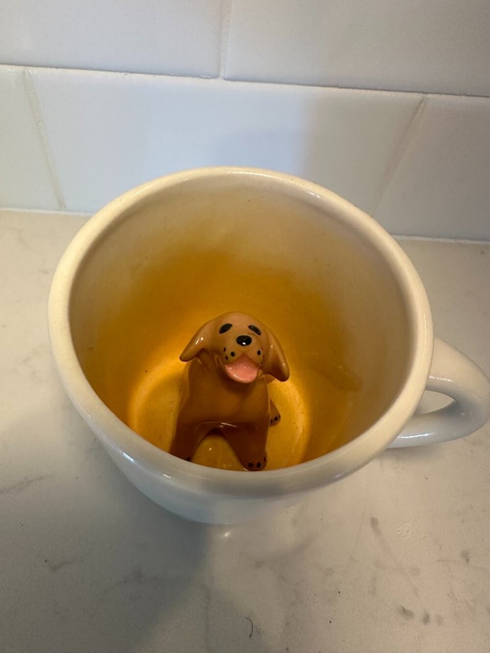 Spademan Pottery ANIMUGS Surprise Labrador Retriever Dog Mug Clean Handmade